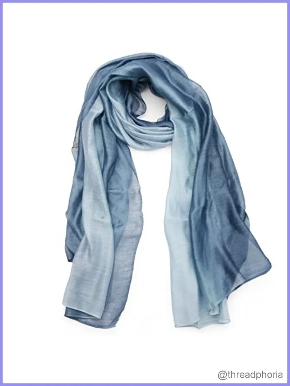 Cotton Silk Scarf Soft Elegant Wrap for Women
